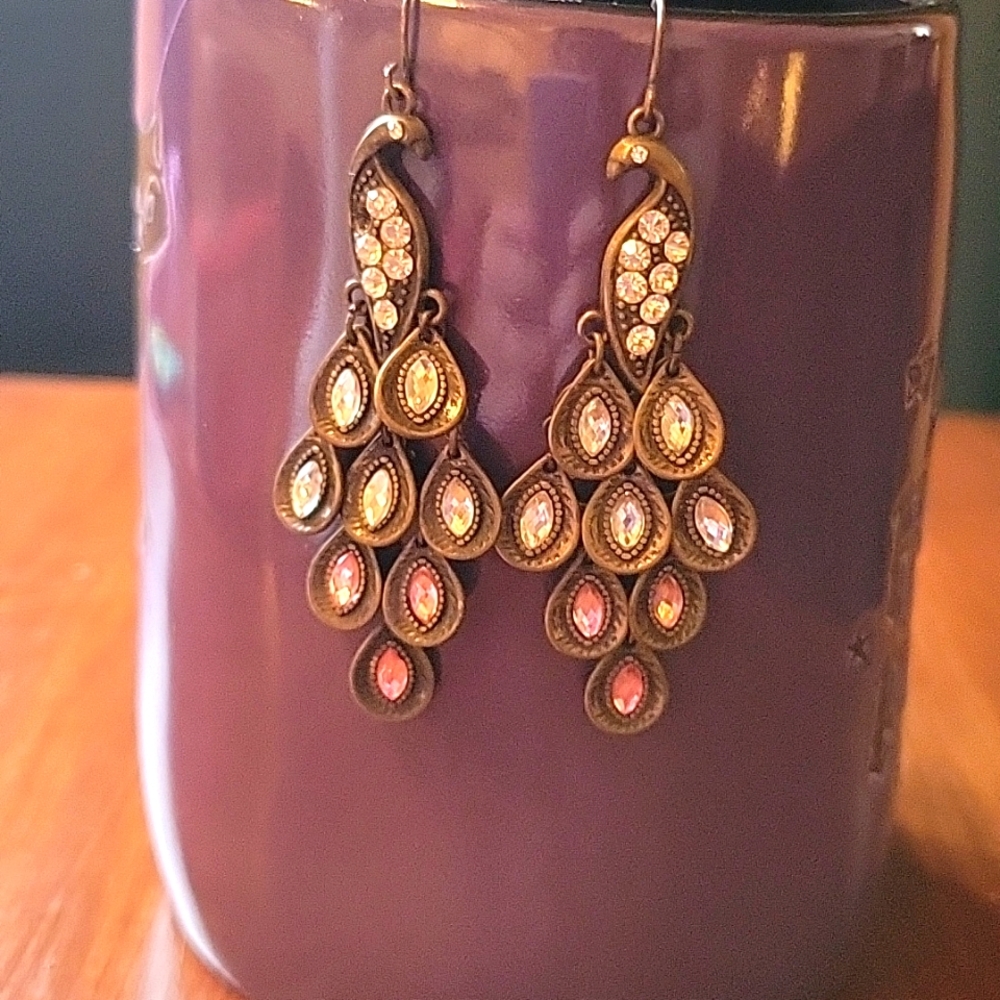 Peacock Earrings